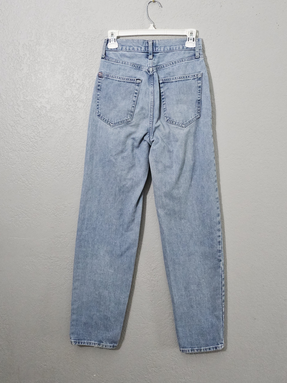 BDG Urban Outfitters High Rise Baggy Light Wash Straight Leg Jeans Womens 25 - Picture 4 of 8